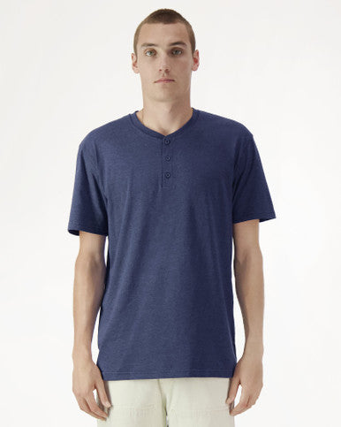 American Apparel CVC Unisex Henley T-shirt product image