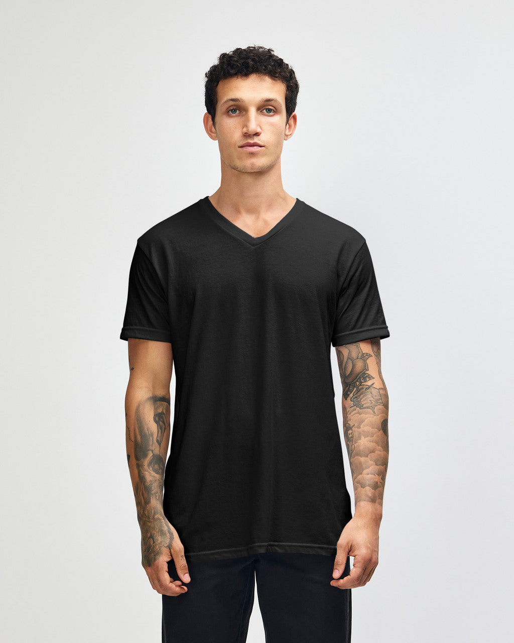 American Apparel CVC Unisex V-neck T-shirt product image