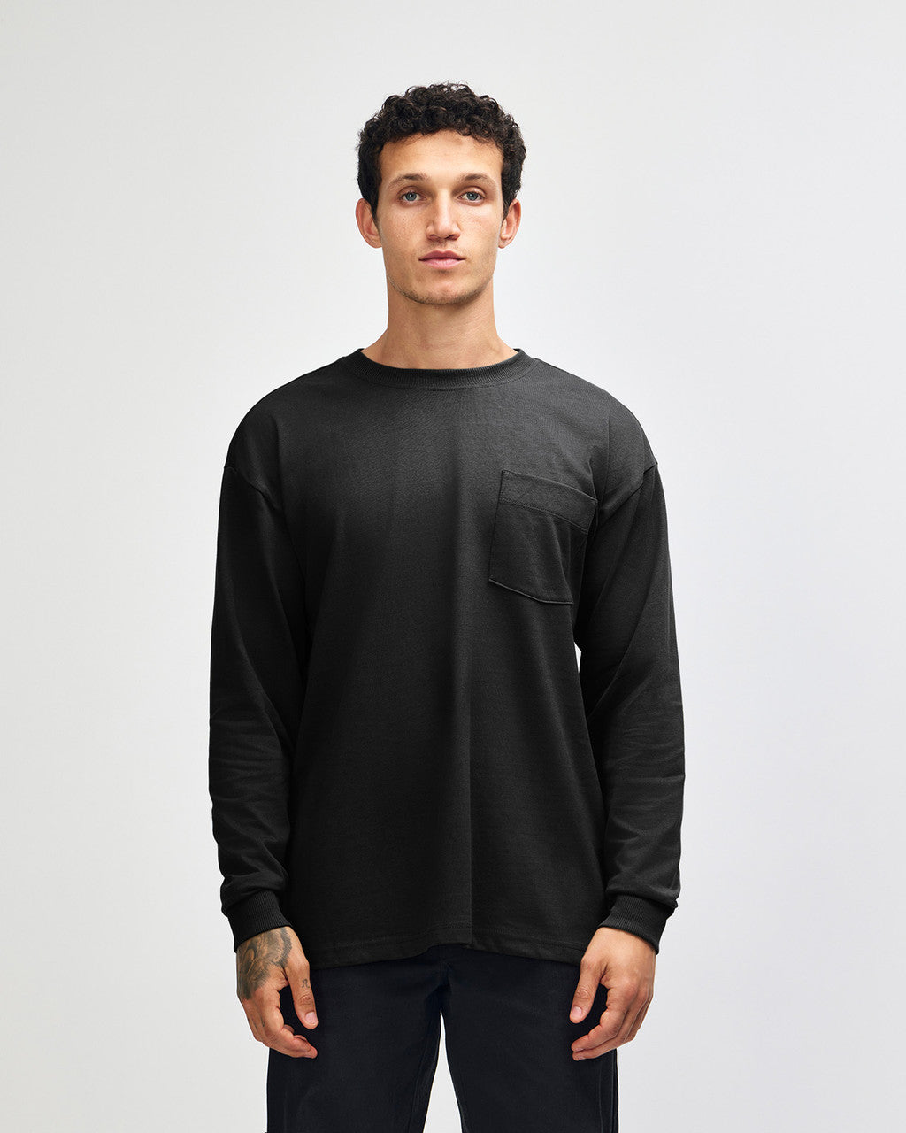 American Apparel Super Heavyweight Unisex Long Sleeve Pocket T-Shirt product image