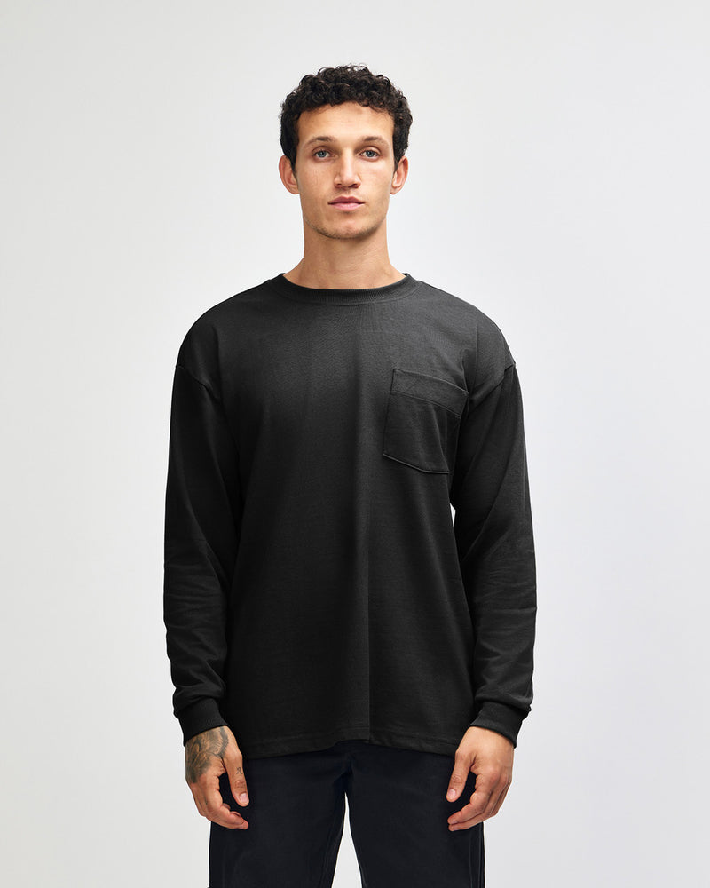 American Apparel Super Heavyweight Unisex Long Sleeve Pocket T-Shirt product image