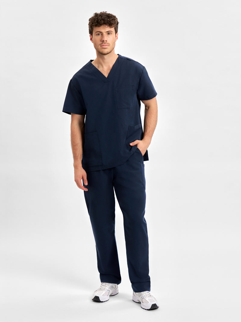 Inaura Pulse Unisex Straight Leg Scrub Pant — model view