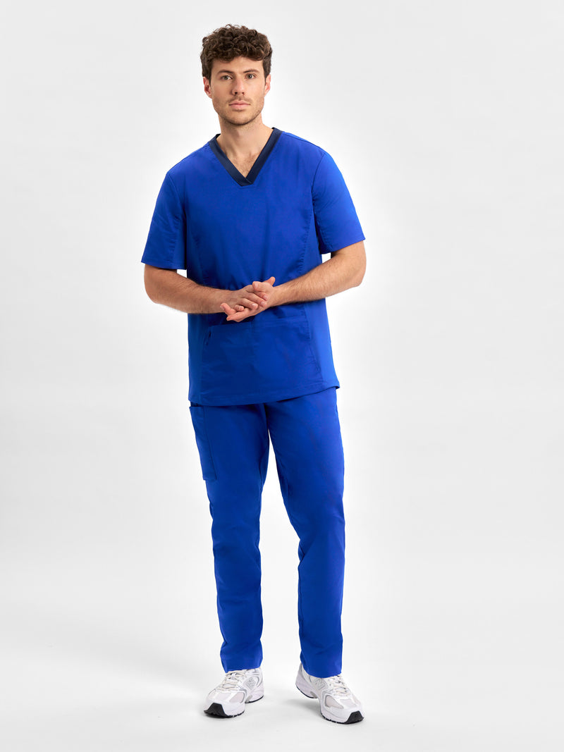 Inaura Riley Mens Straight Leg Scrub Pant — model view