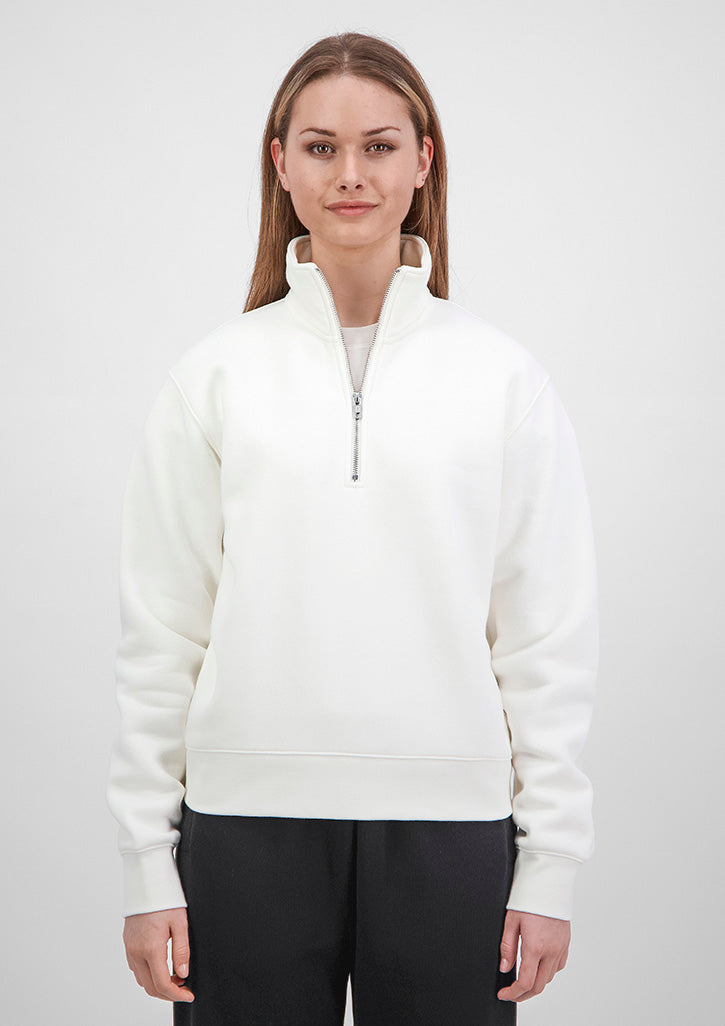 Good Mates Everyday Womens 1/4 Zip — model view
