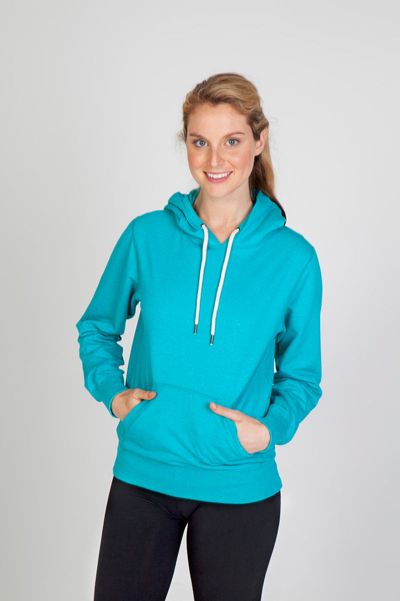 Womens/Junior Greatness Heather Hoodie in Black