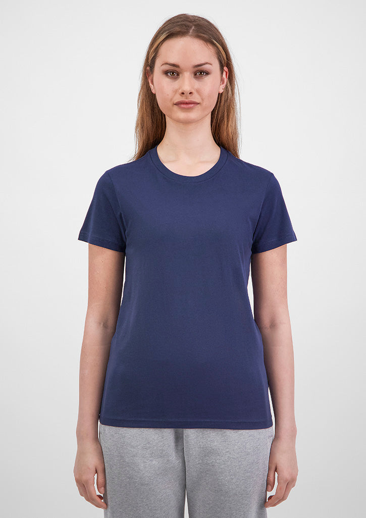 Good Mates Basis Womens Short Sleeve Tee — model view