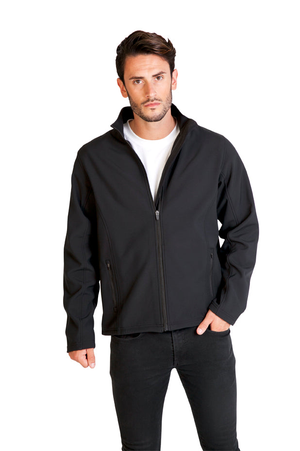 Mens Tempest Soft Shell Jacket in Black