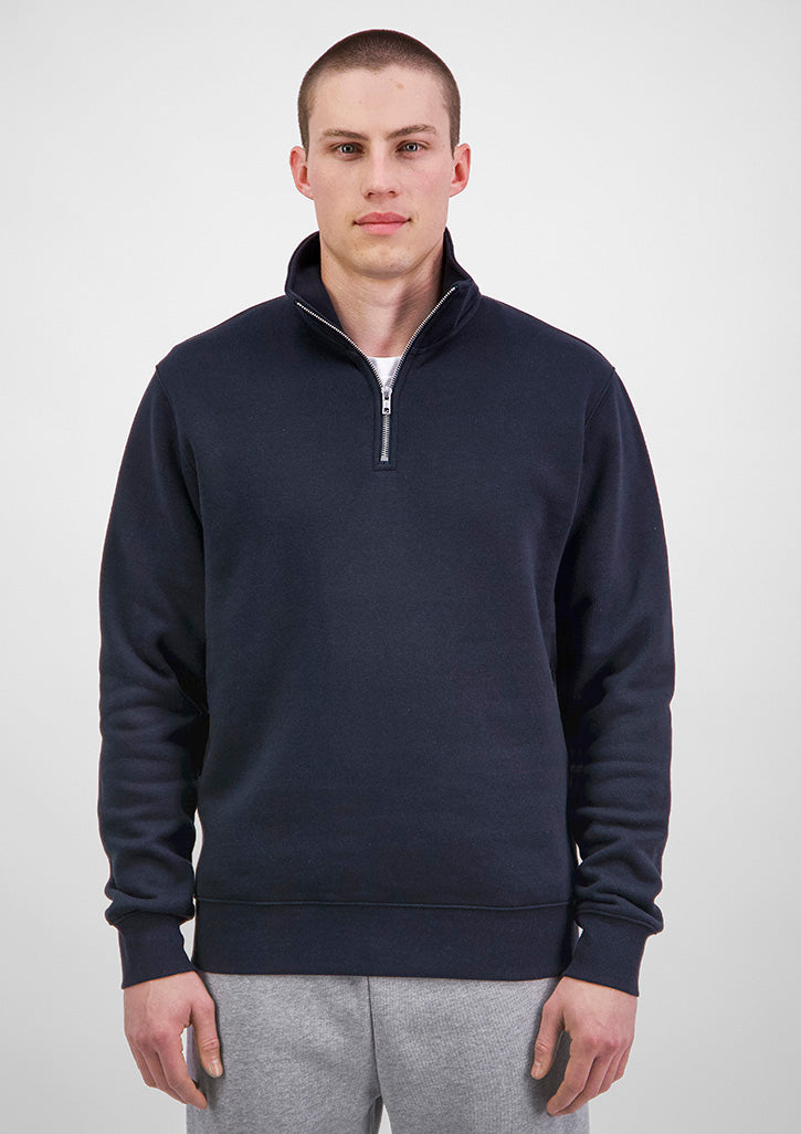 Good Mates Everyday Mens 1/4 Zip — model view