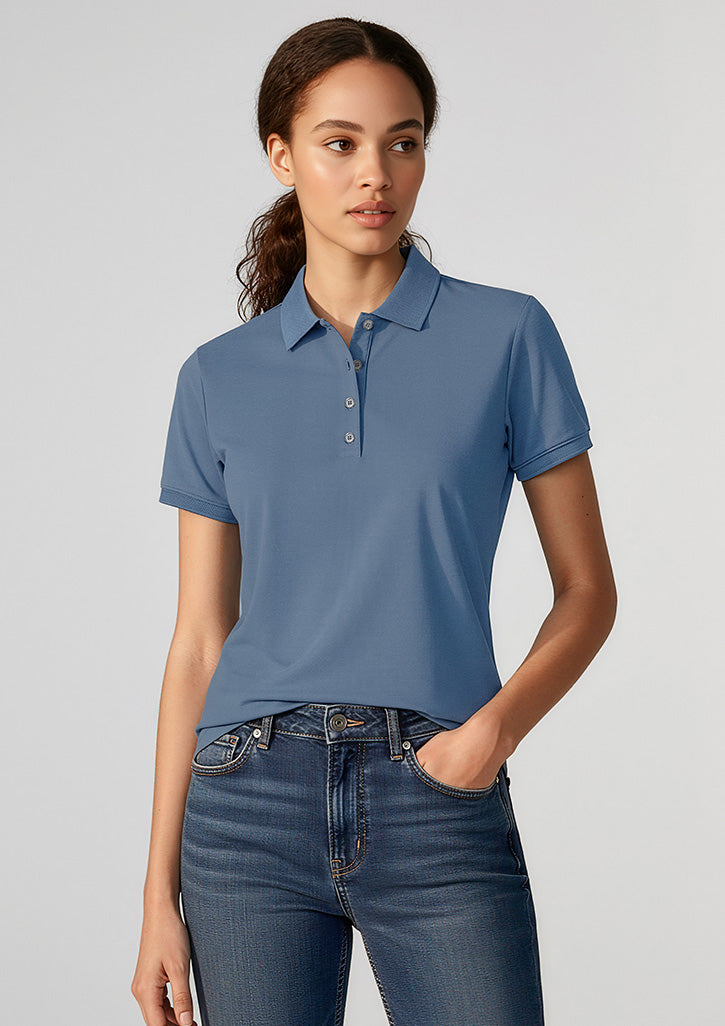 Biz Collection City Womens Short Sleeve Polo