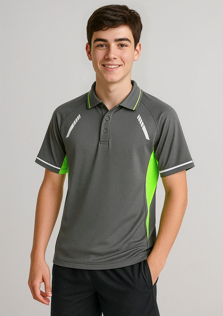 BIZ | Grey/Fluoro Lime/Silver | front