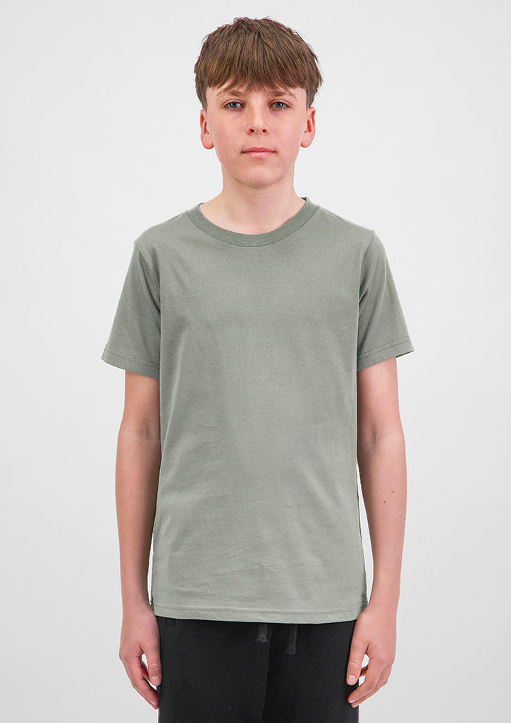 Good Mates Basis Youth Short Sleeve Tee — model view