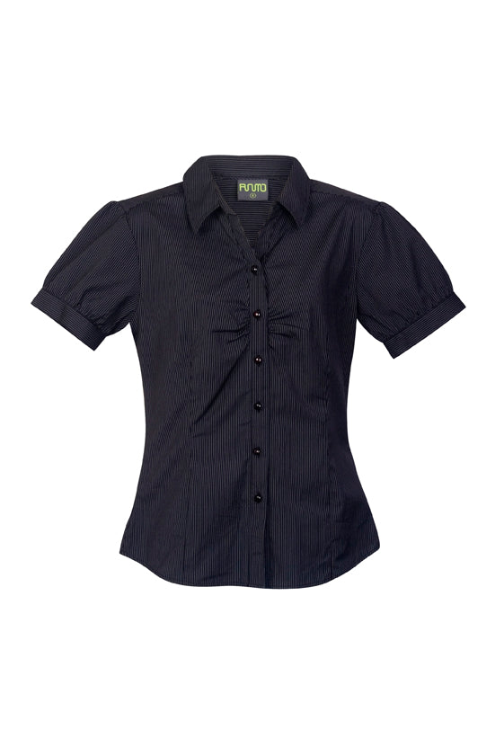 Womens Urban Stripe Shirt in Black/White