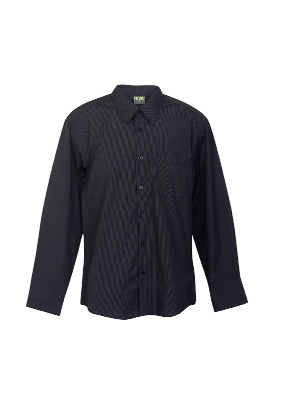 Mens Urban Stripe Shirt in Black/White