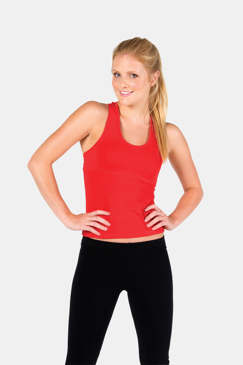 Womens Self Brassiere Singlet in Black