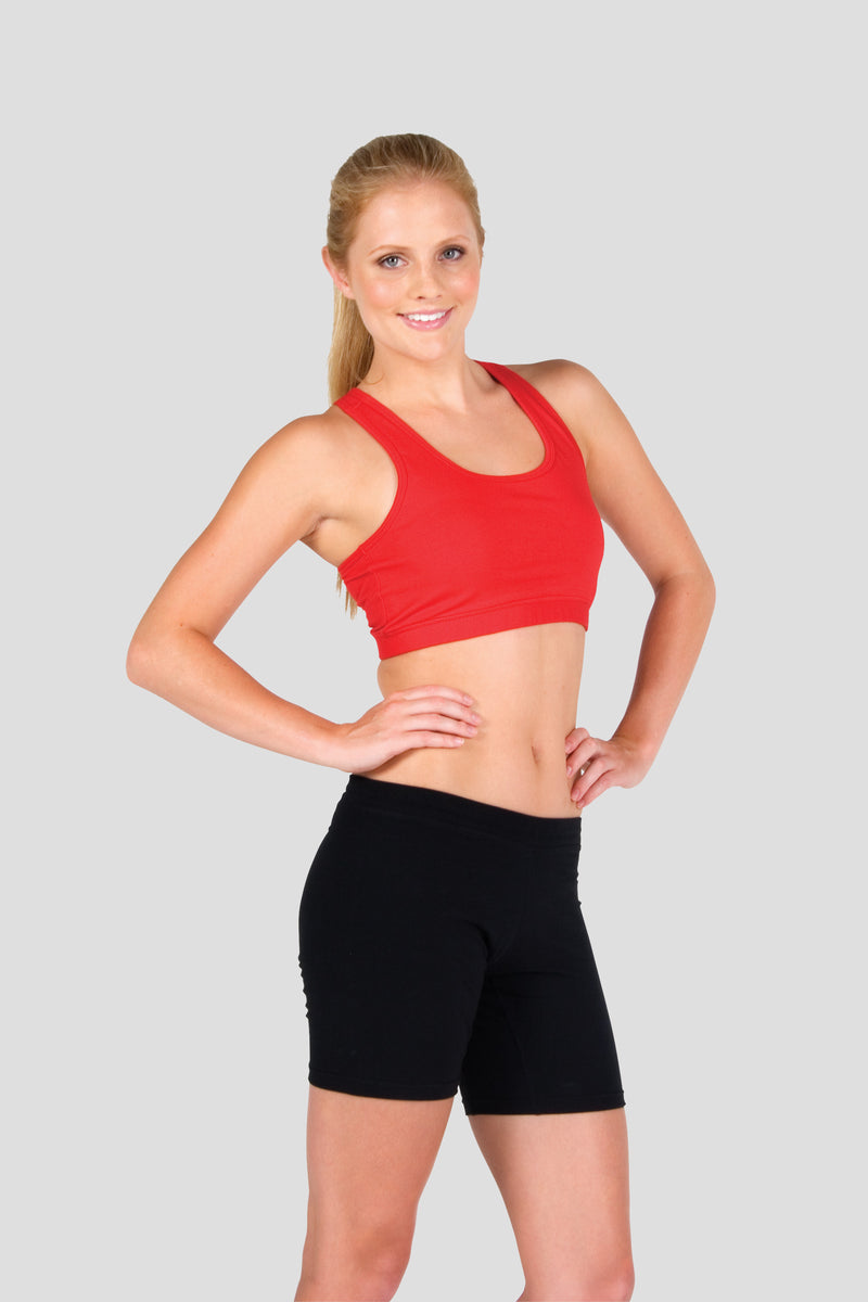 Womens Self Brassiere Singlet in Black