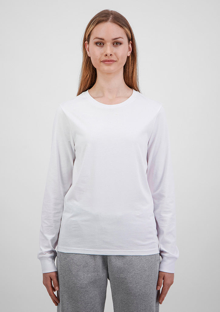 Good Mates Basis Womens Long Sleeve Tee — model view