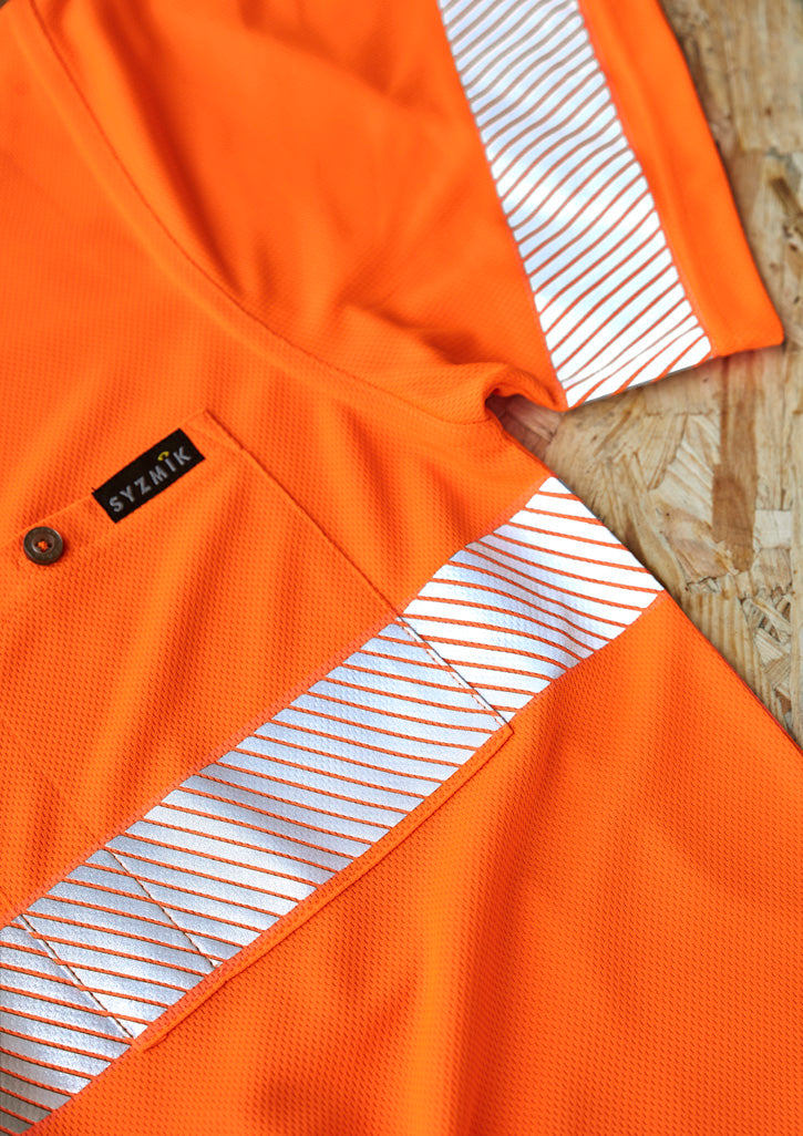 SYZMIK | Orange/Navy | front