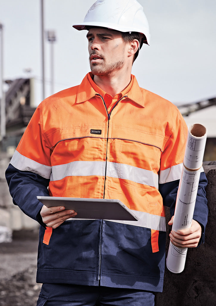 SYZMIK | Orange/Navy | front