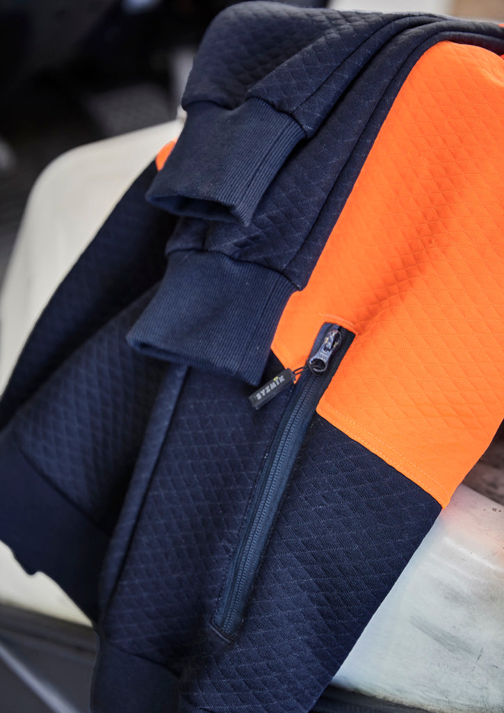 SYZMIK | Orange/Navy | front