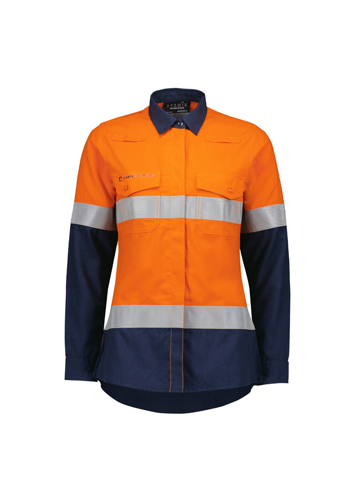 SYZMIK | Orange/Navy | front