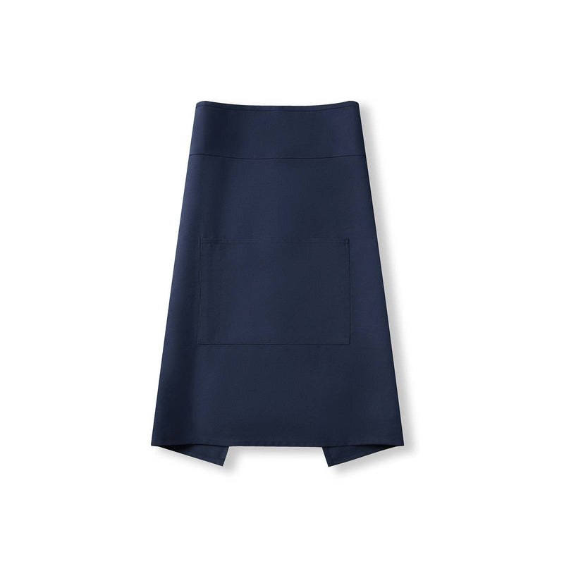 Short Waist Apron - 100% cotton canvas - Navy Blue front