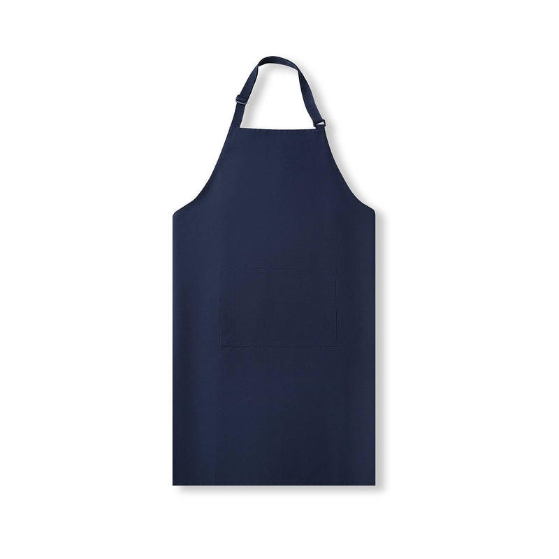 Full-bib Apron - 100% cotton canvas apron - Navy Blue front