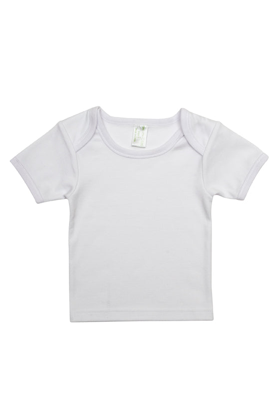 Baby Short Sleeve Tee in White
