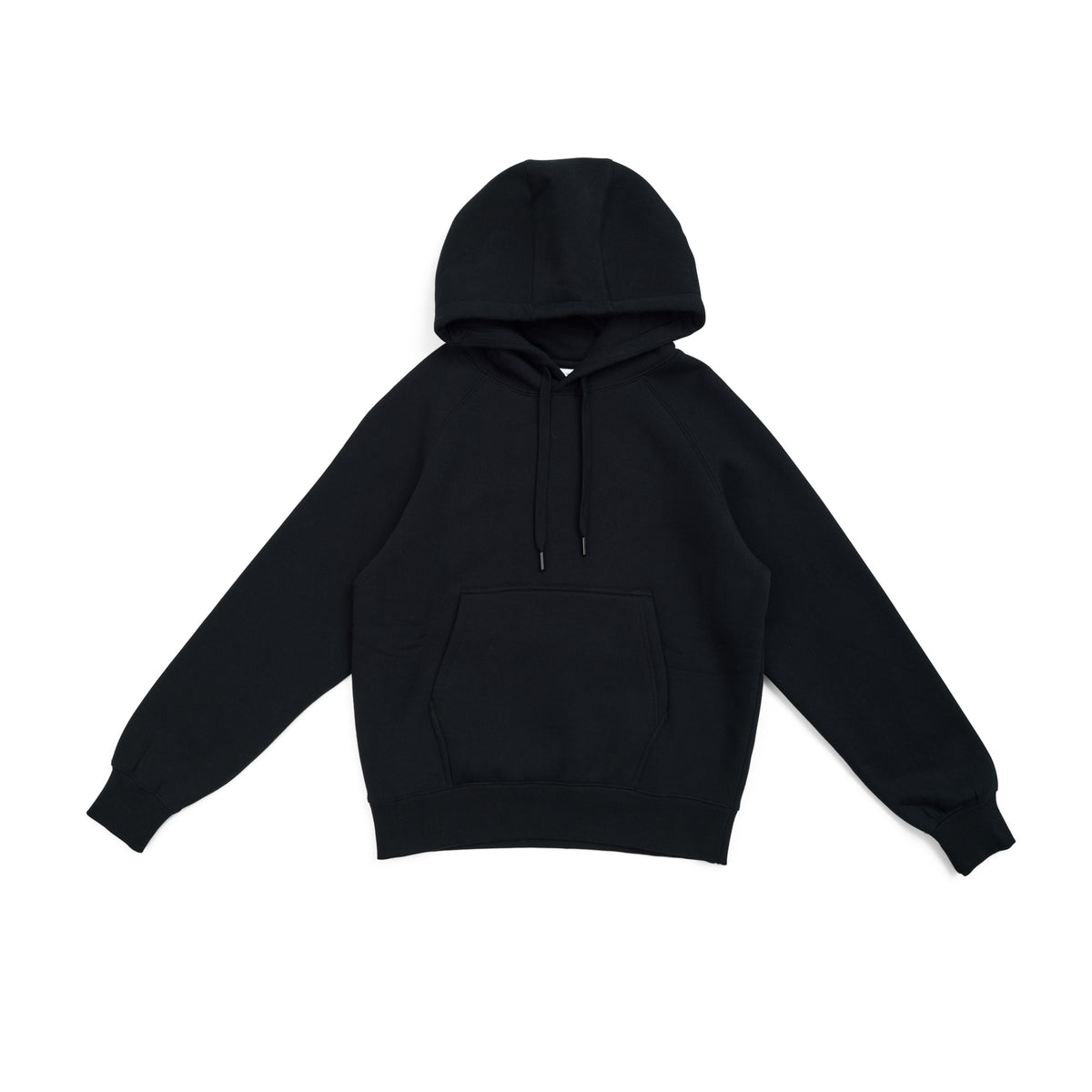 Womens/Junior Cotton Care Kangaroo Pocket Hoodie in Black