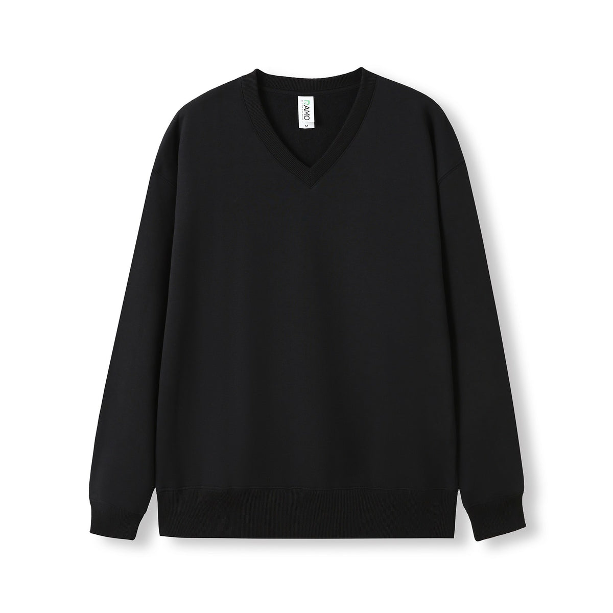 Men's/Unisex V-neck Fleece in Black