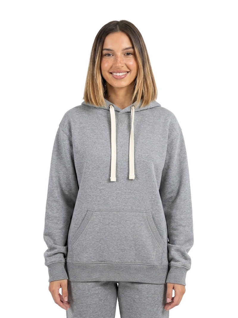 Womens/Juniors Heavy Fleece Hoodie in Black