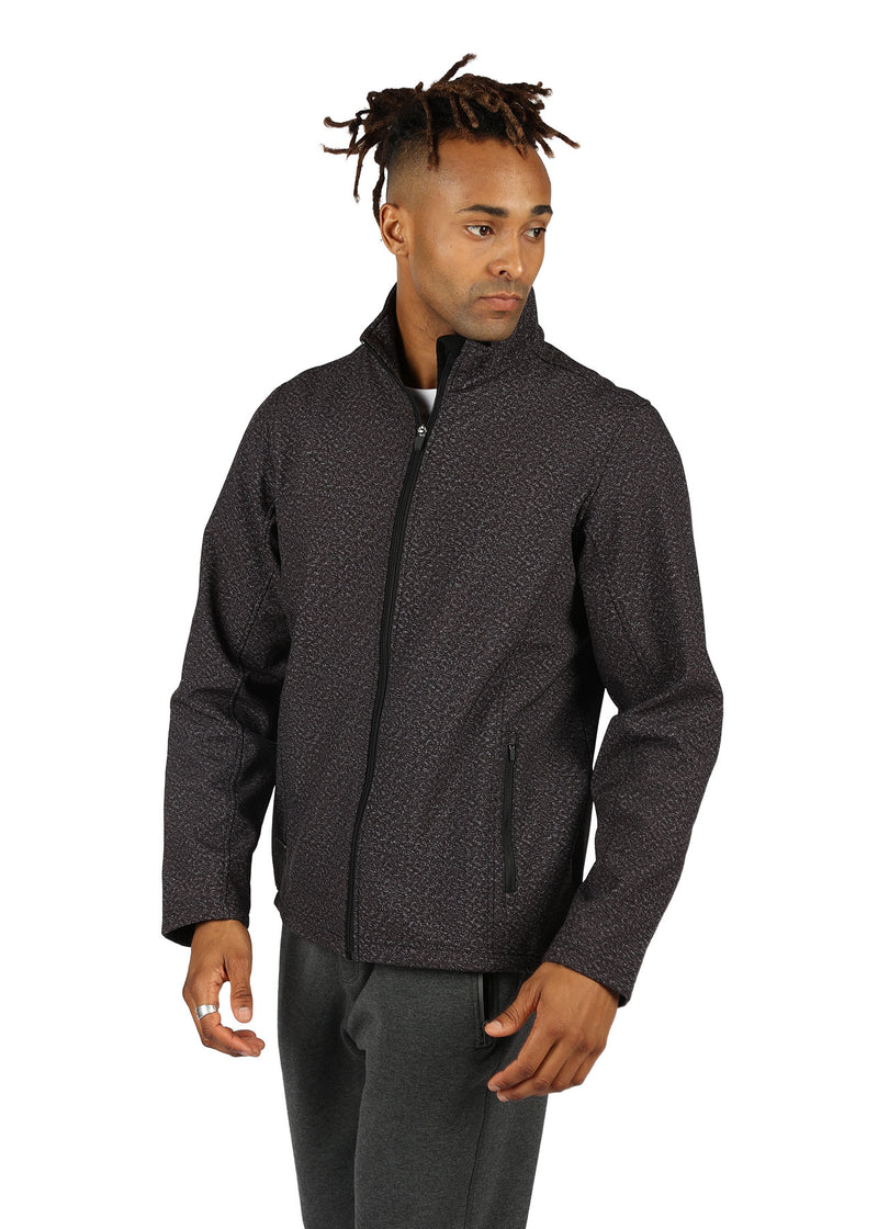 Mens Tempest X Heather Soft Shell Jacket in Dark Heather