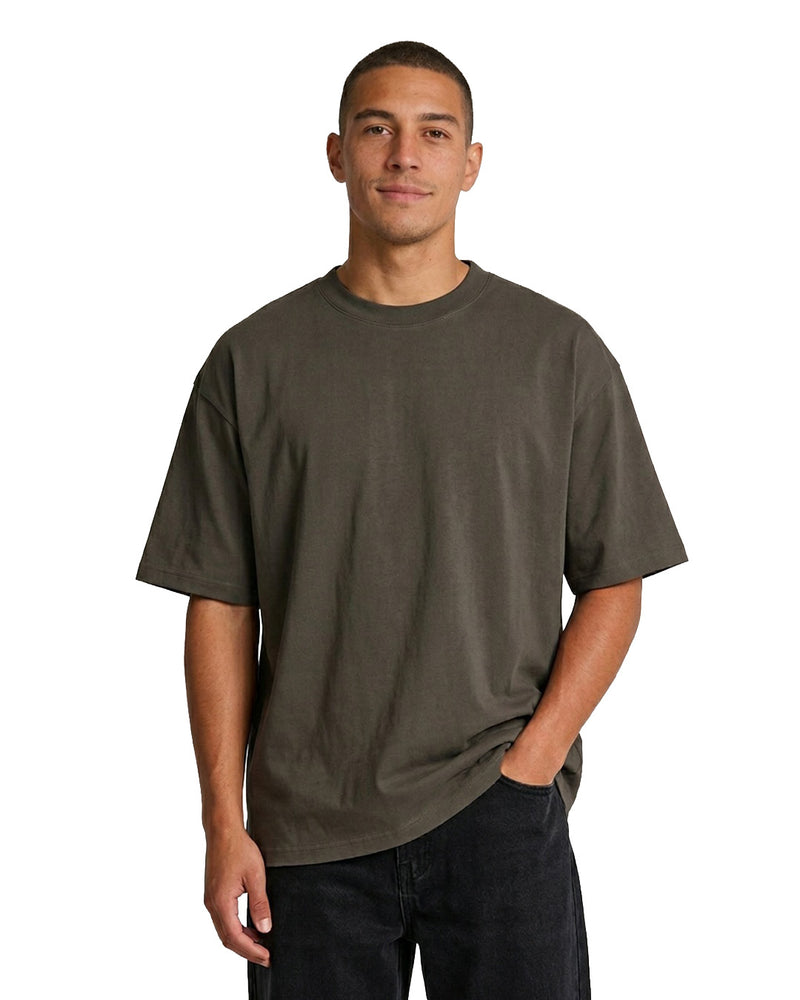230gsm 100% Organic Cotton FADED Oversize Tshirt in Arctic Ocean Faded