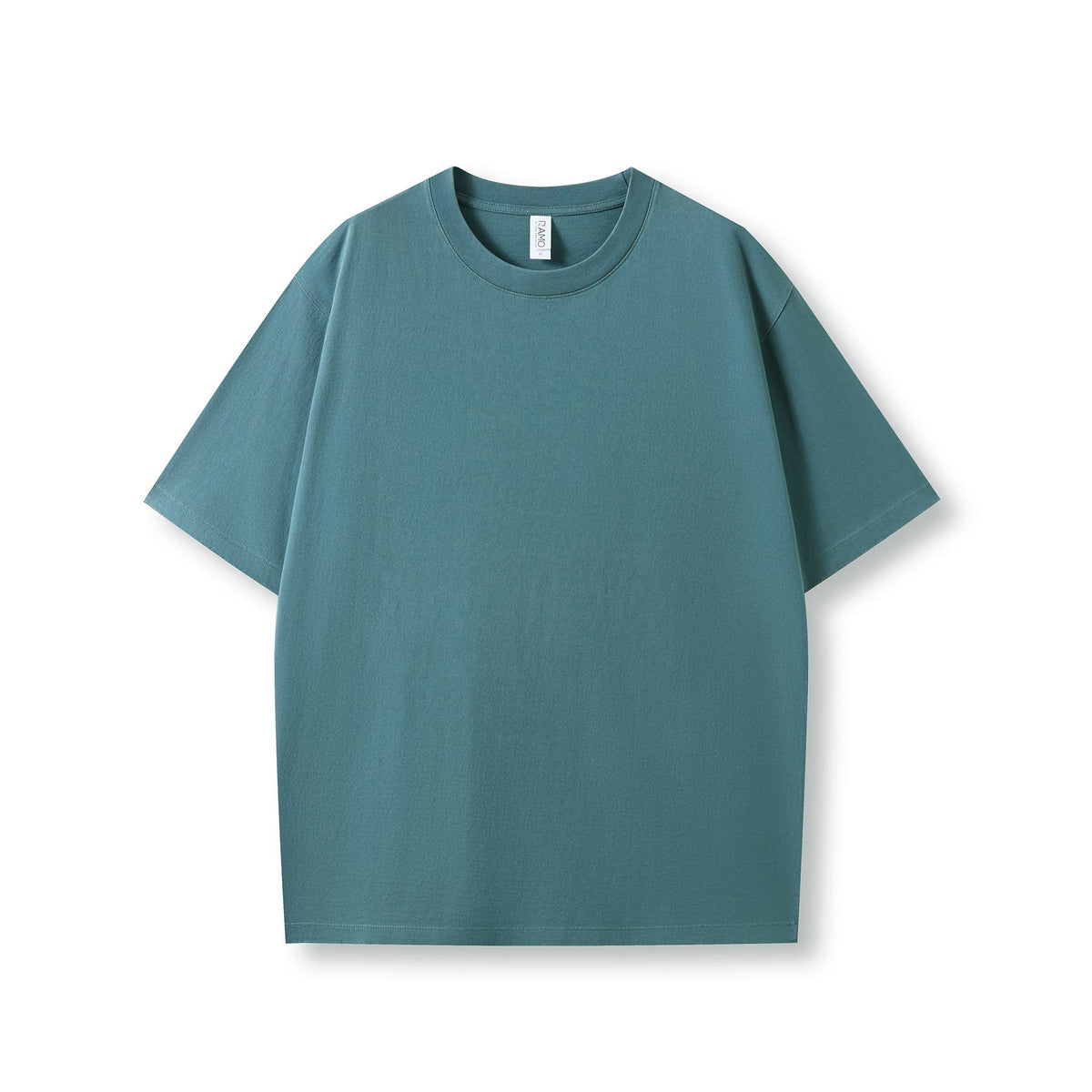 230gsm 100% Organic Cotton FADED Oversize Tshirt in Arctic Ocean Faded