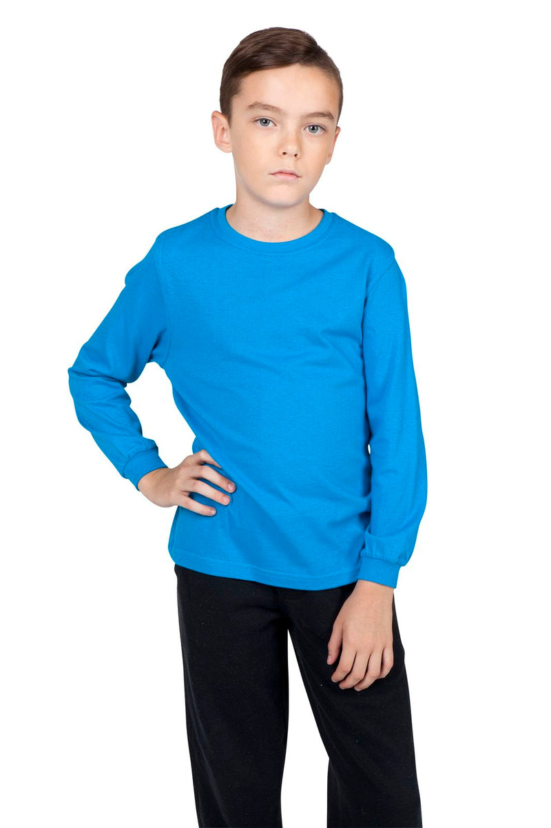 Kid's Long Sleeve T-shirt in Black