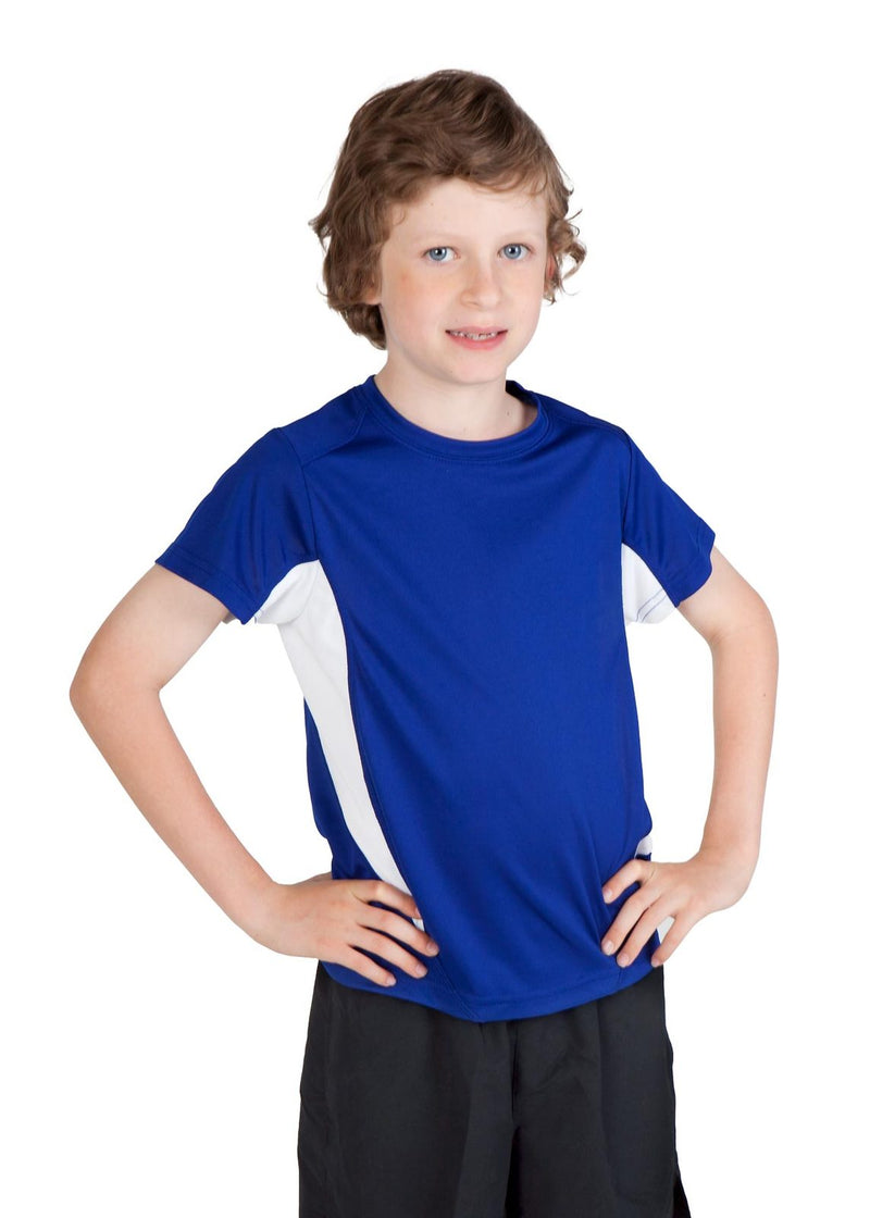 Kids Accelerator Cool-Dry T-shirt in Navy Blue