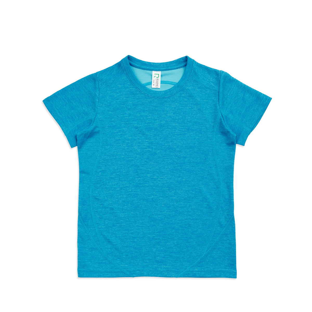 Kid's Challenger 100% polyester T-shirt in Azure Marl