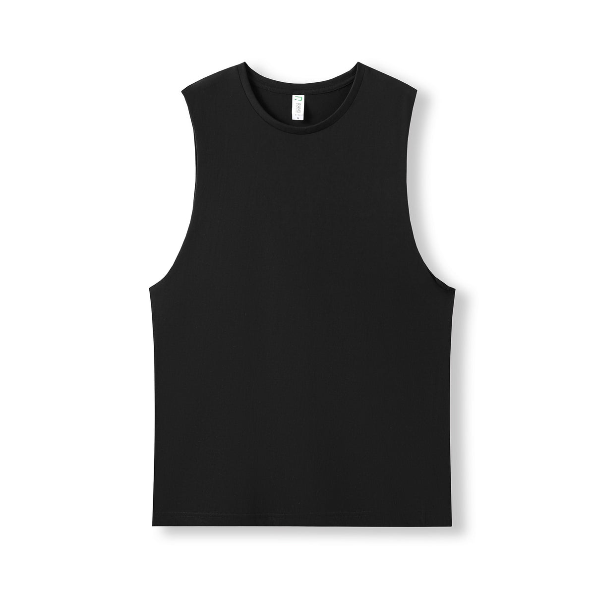 Men's / Unisex combed cotton tank in Black