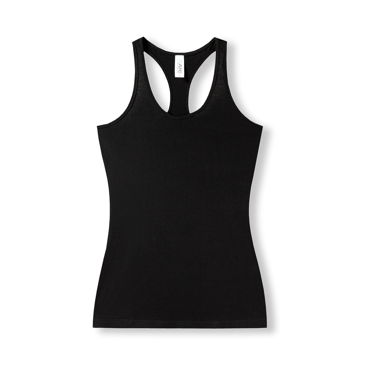 Womens Tback Singlet in Black