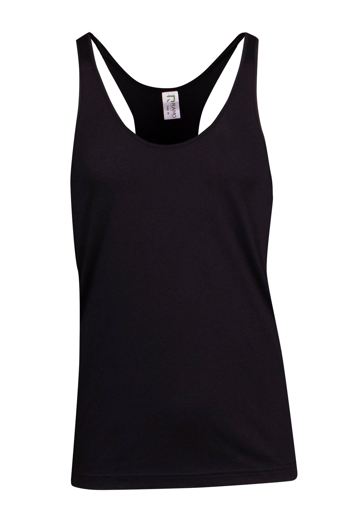 Mens Greatness Athletic T-back Singlet in Black