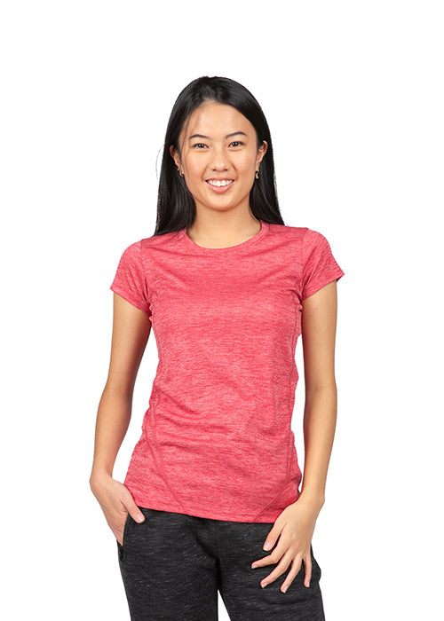 Women's Challenger 100% polyester T-shirt in Azure Marl