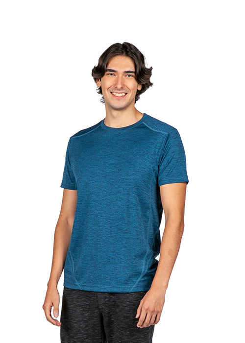 Men's / Unisex Challenger 100% polyester T-shirt in Azure Marl