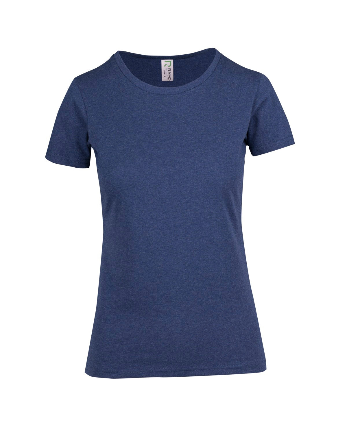 Womens Color Marl Tee in Blue Marl