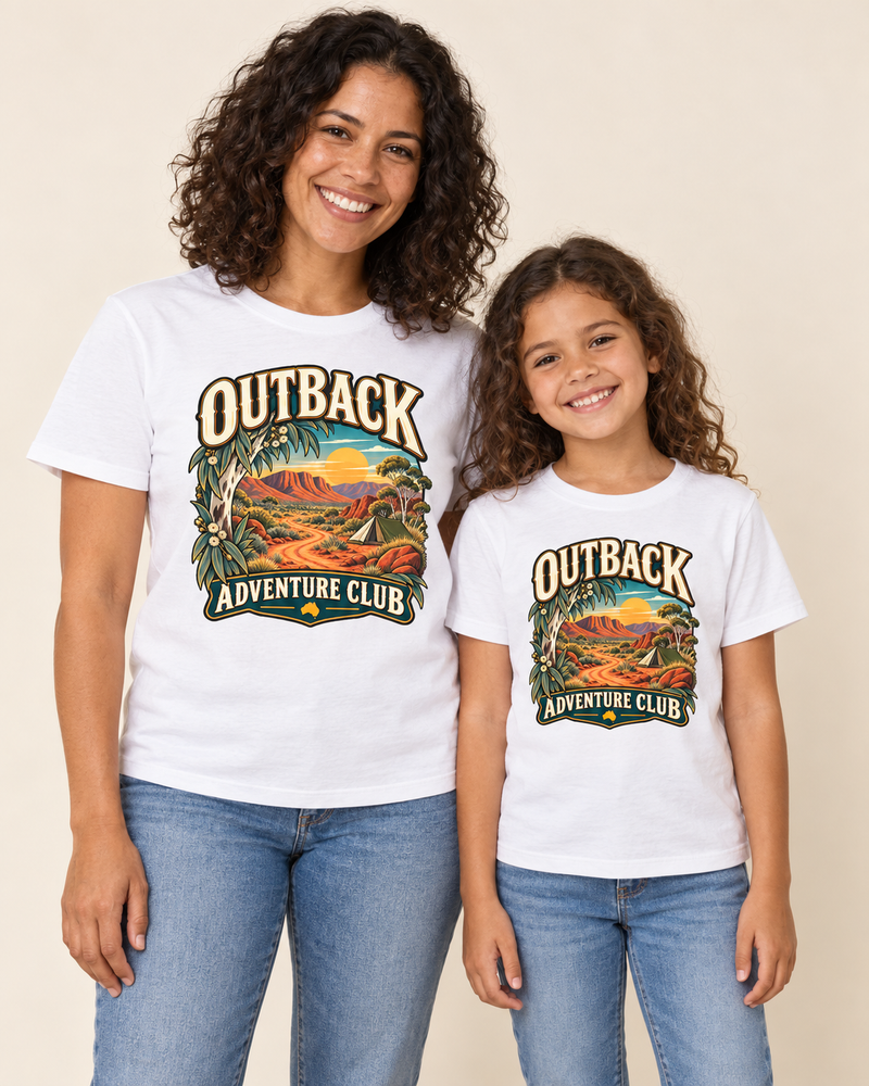 TP-F23 matching family T-shirts in White