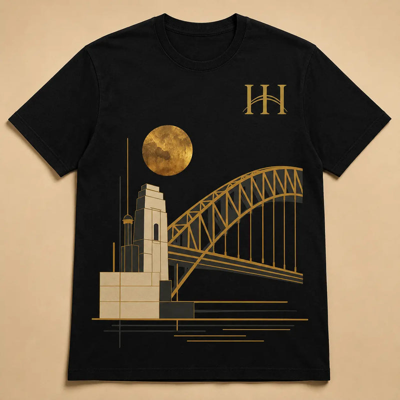 Hickson Heritage Harbour Arch T-shirt, existing collection imagery