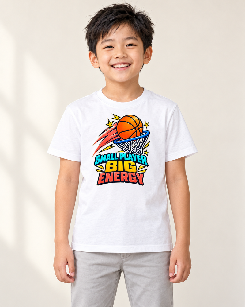 court rocket kids graphic T-shirt in White