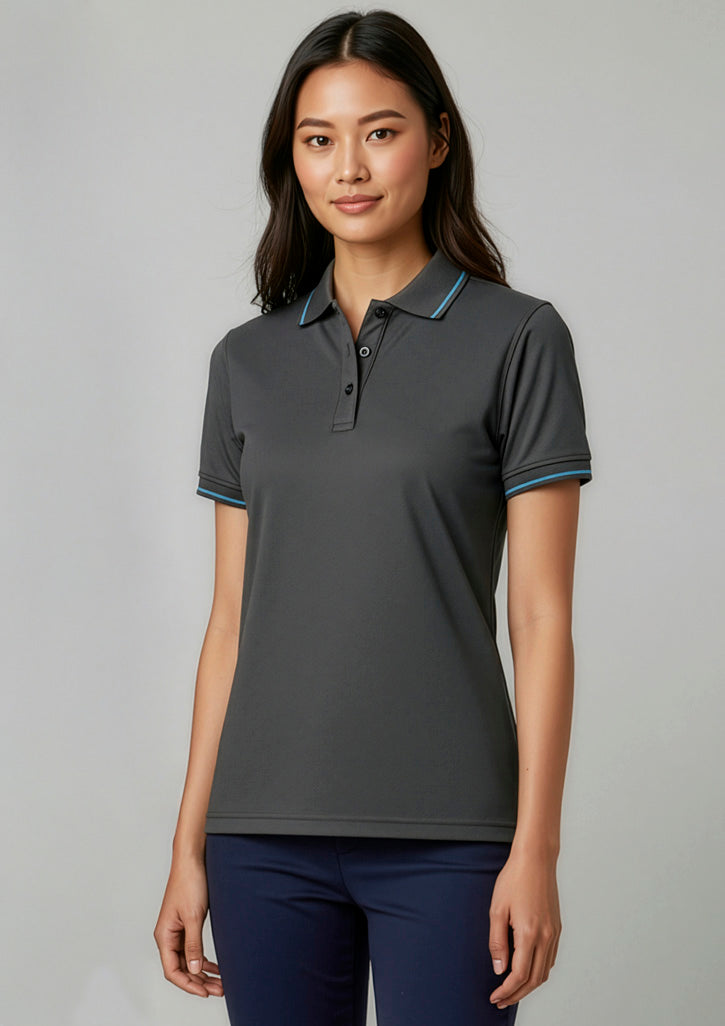 BIZ | Steel Grey/Cyan | front