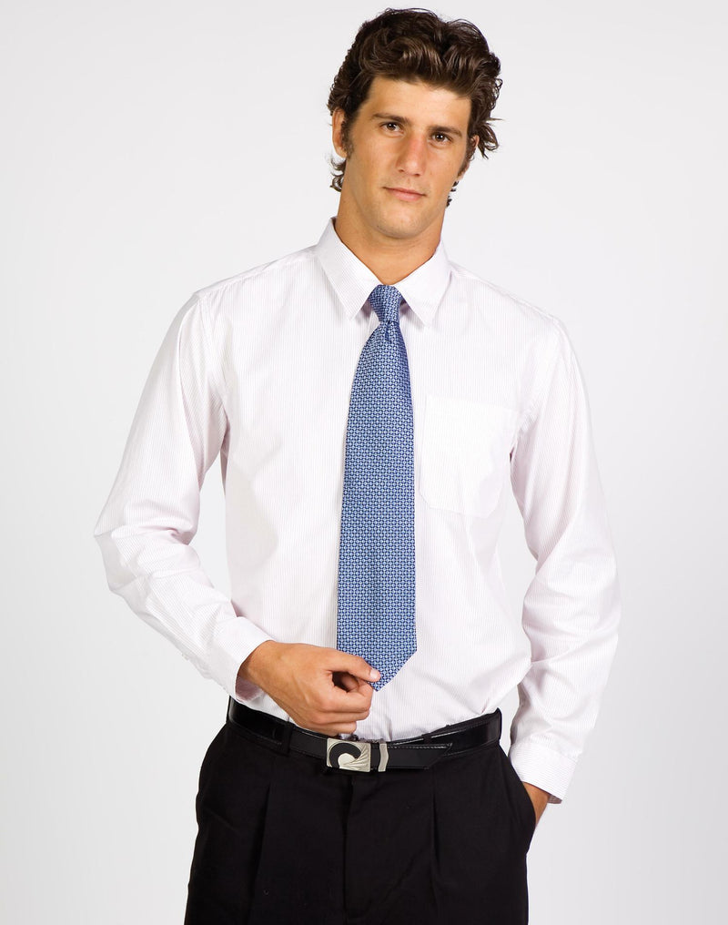 Mens Urban Stripe Shirt in Black/White