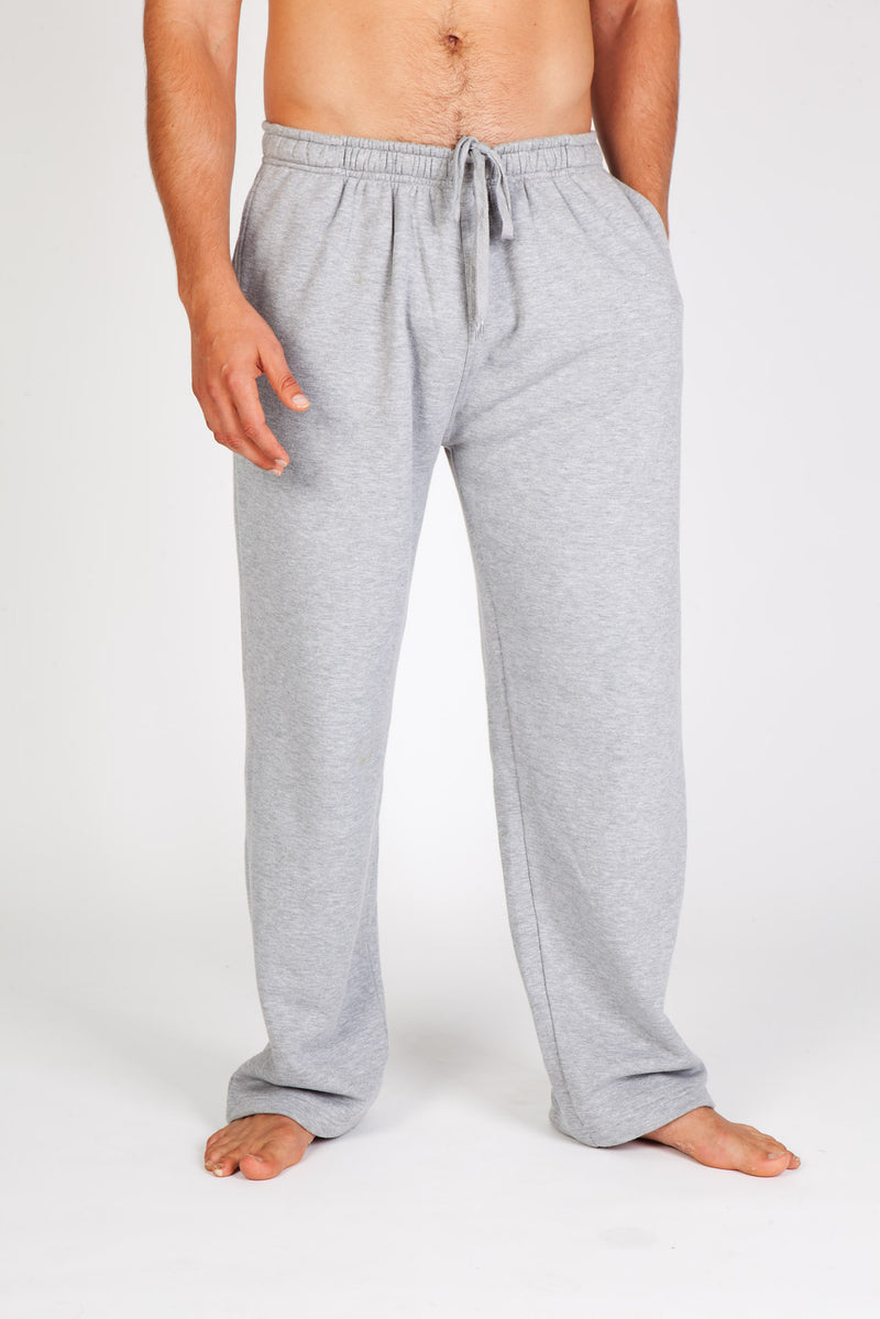 Mens Fleece Track Pants in Black