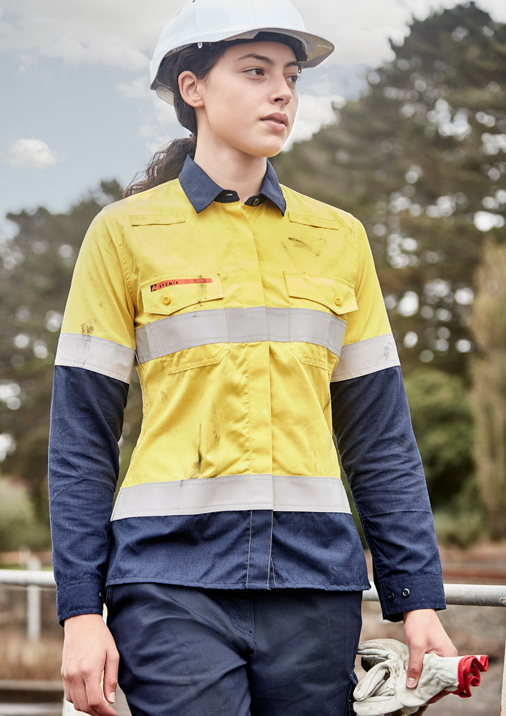 SYZMIK | Yellow/Navy | front