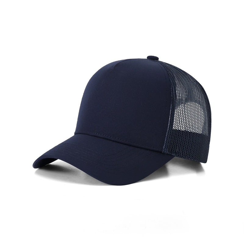 100% poly trucker cap - Navy Blue front