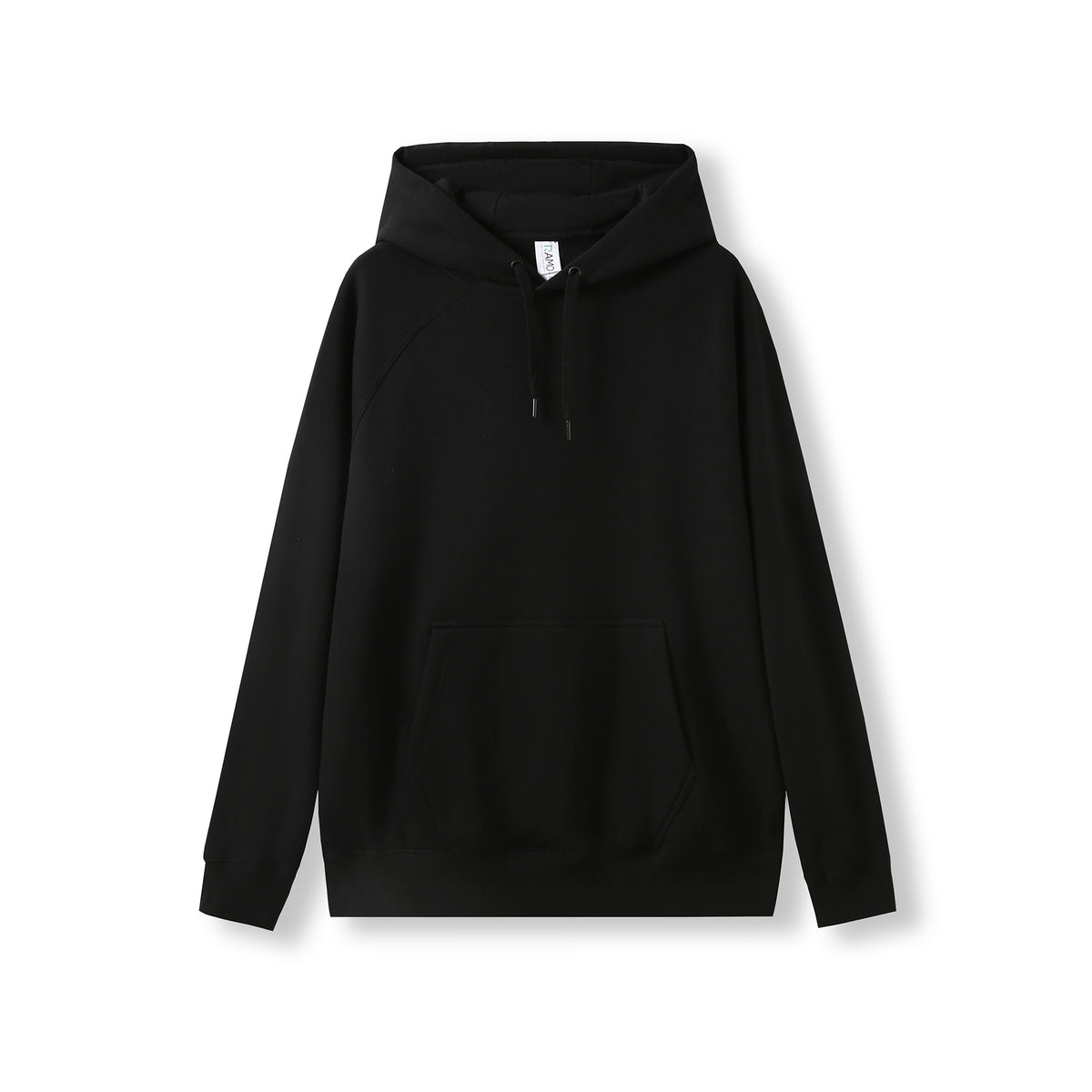 Mens' Cotton Care Kangaroo Hoodie in Black